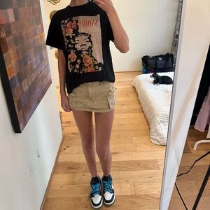 Black Graphic Short Sleeve Tee